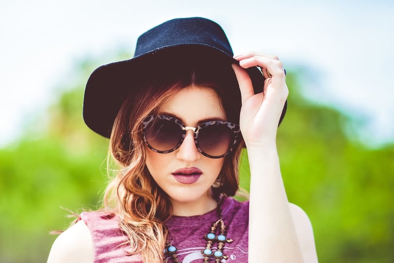 Bohemian off-shoulder blouse and printed skirt